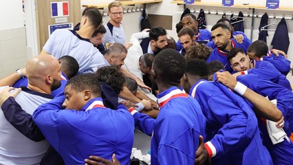 Dans le vestiaire des Bleus