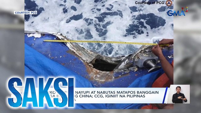 2 barko ng PCG, nayupi at nabutas matapos banggain ng mga barko ng china; CCG, iginiit na Pilipinas ang nambangga | Saksi