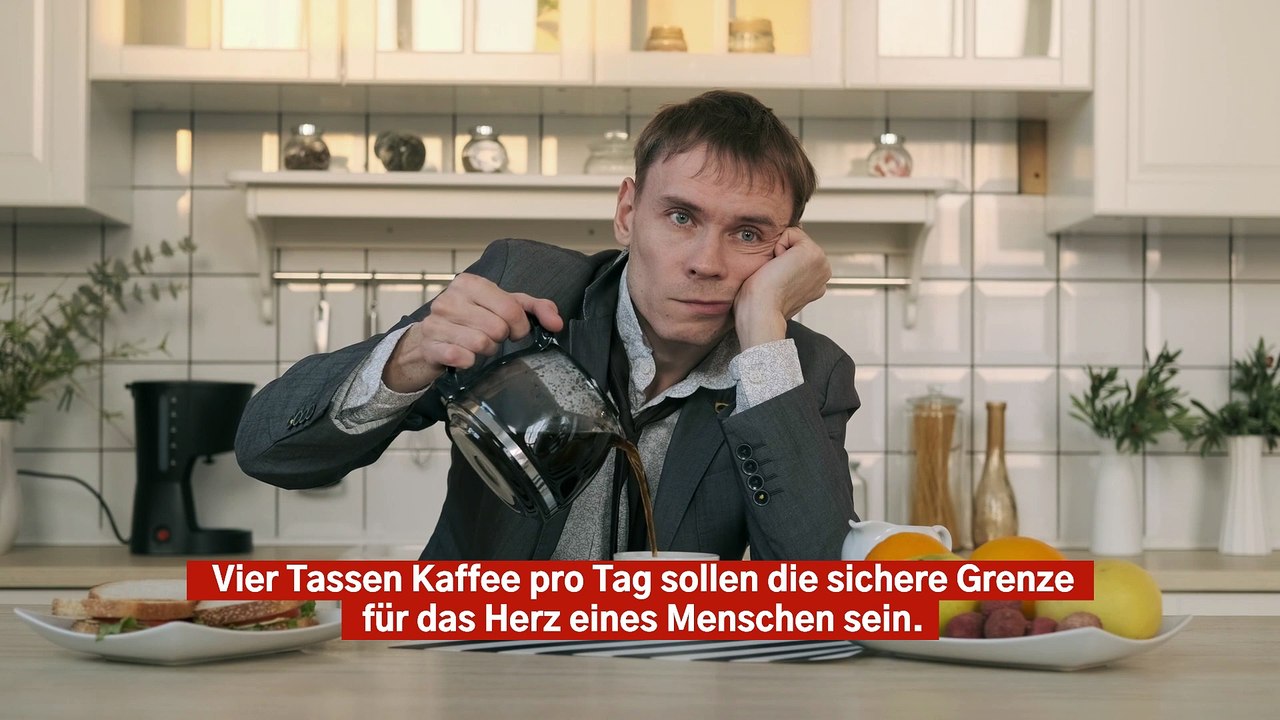 Vier Tassen Kaffee pro Tag sind die sichere Grenze für das menschliche Herz