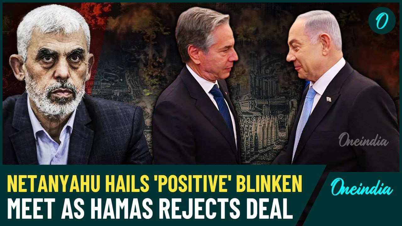 Netanyahu Backs U.S Hostage Deal: Calls Meeting with Blinken 'Historic' and 'Game-Changing