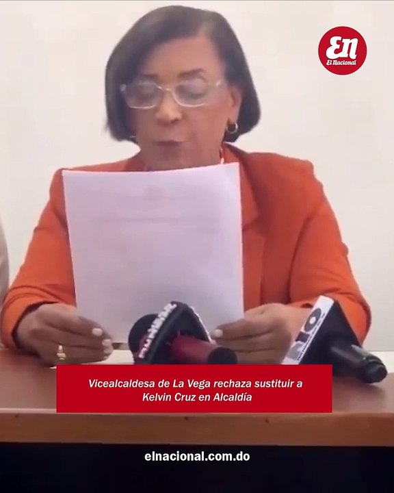 Amparo Custodio rechaza convertirse en alcaldesa de La Vega y renuncia como vice