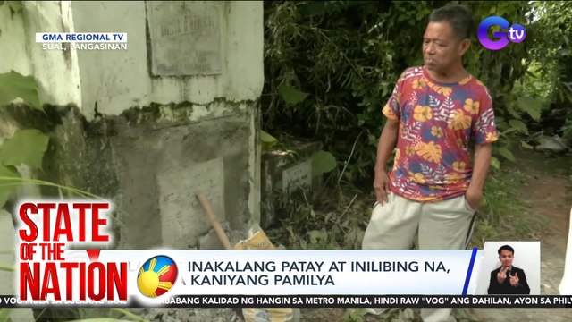 Lalaking inakalang patay at inilibing na, umuwi sa kaniyang pamilya | SONA