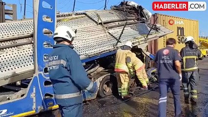 Bolu Dağı'nda freni boşalan tır 6 araca çarptı: 1 ölü, 7 yaralı