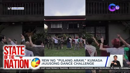 State of the Nation Part 3 (Aug. 19, 2024): Tiktok dance challenge ng "Pulang Araw" cast