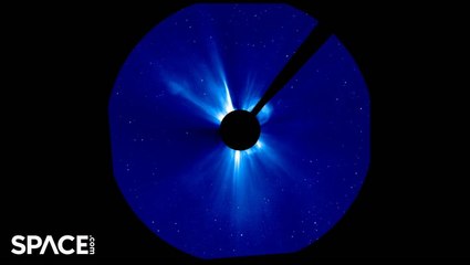 Multiple Solar Flares Blast Cannibal CME Towards Earth