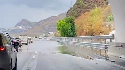 Allagamenti autostrada Letojanni