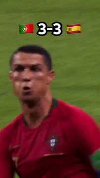 A Hat Trick for Cristiano Ronaldo! Portugal vs Spain