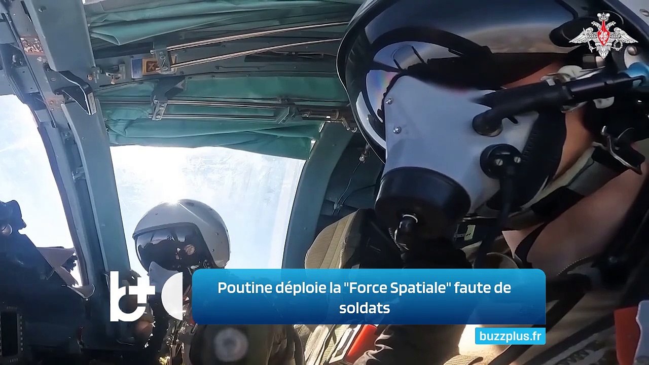 Poutine déploie la "Force Spatiale" faute de soldats