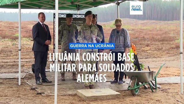 Lituânia constrói base militar para solados alemães