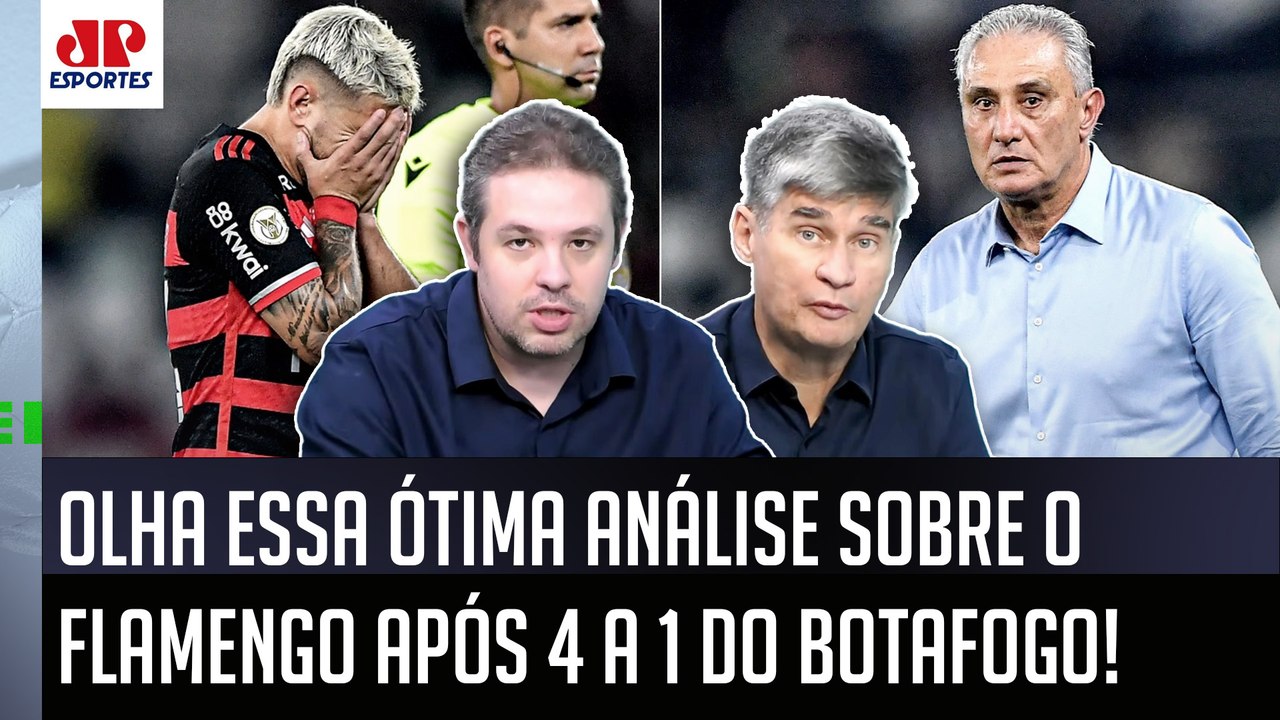 "NÃO TEM EXPLICAÇÃO! O que MAIS CHAMA A ATENÇÃO é que o Flamengo..." 4 a 1 do Botafogo GERA DEBATE!
