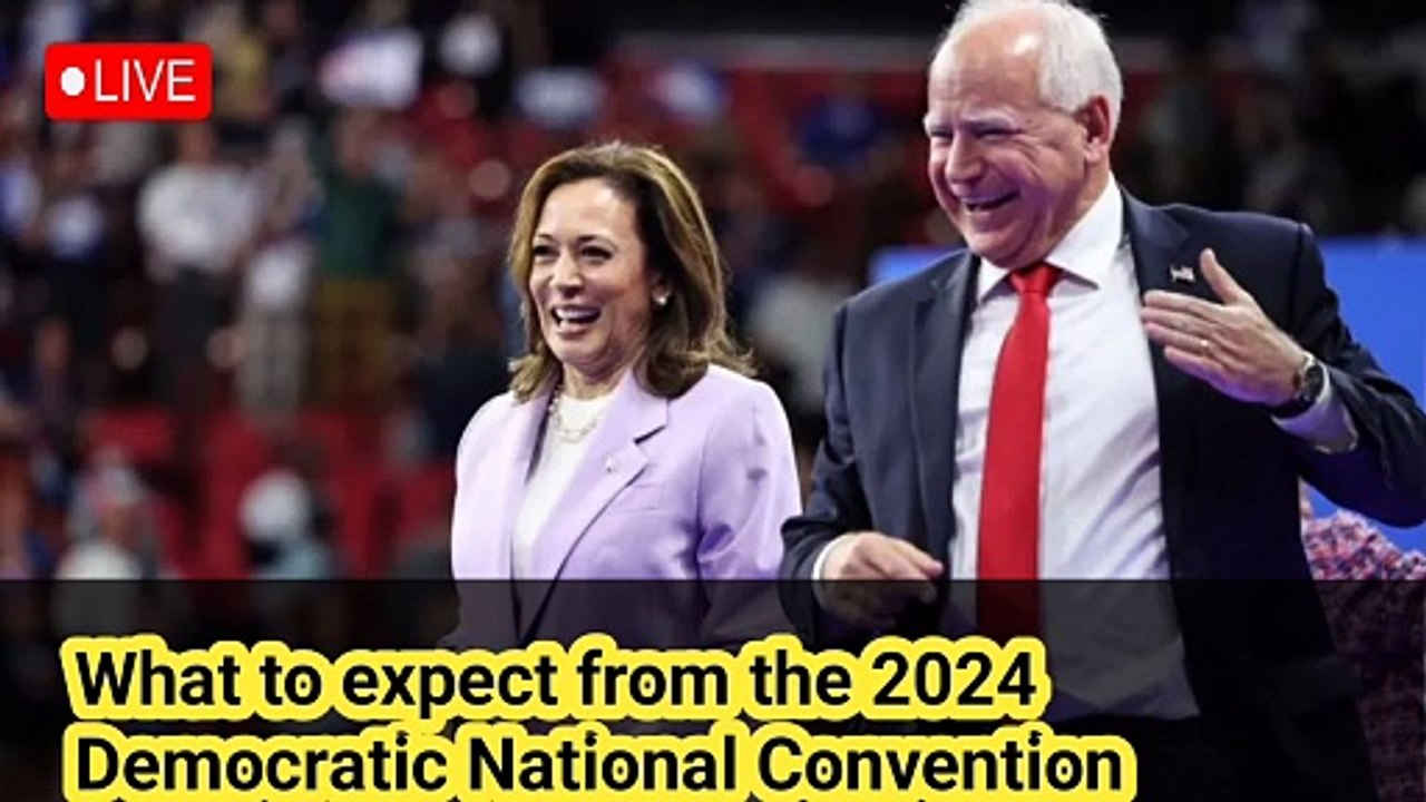 What to expect from the 2024 Democratic National Convention |BBC news live | BBC news London