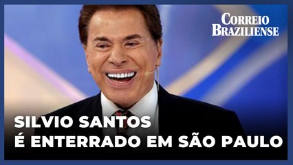 Despedida: corpo de Silvio Santos é enterrado