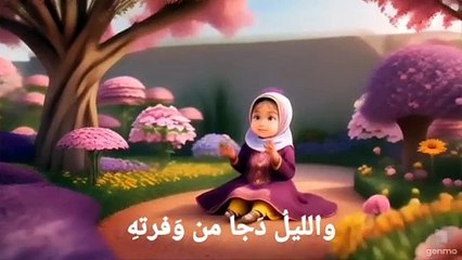 As Subhu Badamin talatihi⚡الصبح بدا من طلاععته❤️Islamic poem of toddlers