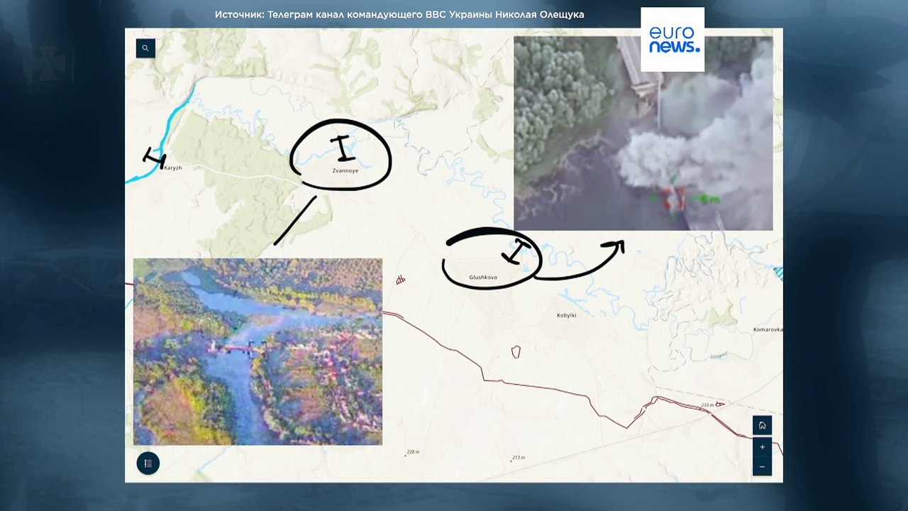 Украина уничтожила три ключевых моста в Курской области