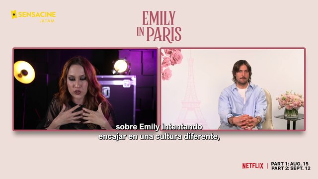 'Emily en París' - Entrevista con Lily Collins y Lucas Bravo