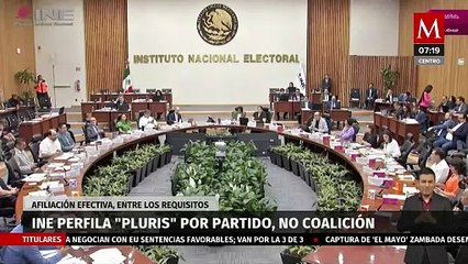 Consejeros del INE deciden distribución de plurinominales por partido, no por coalición