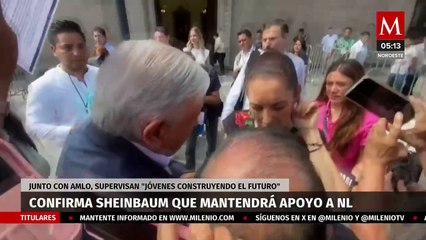 Sheinbaum reafirma su compromiso de brindar apoyo continuo a Nuevo León