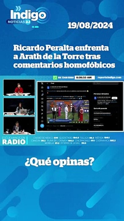 Ricardo Peralta enfrenta a Arath de la Torre tr...