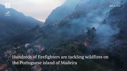 Madeira wildfires force flight cancellations to island