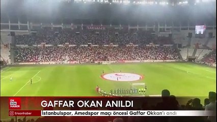 İstanbulspor, Amedspor maçı öncesi Gaffar Okkan'ı andı