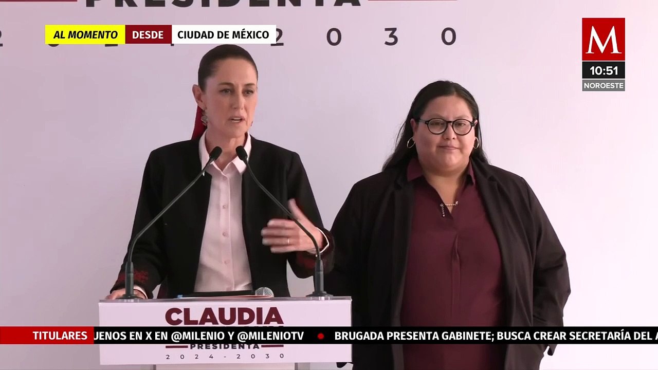 Claudia Sheinbaum nombra a Citlalli Hernández como titular de la Secretaría de las Mujeres