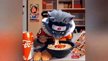 Nruto decided to take a break in the Paw Cat Village ...ai cat short story story