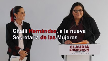 Sheinbaum eleva Inmujeres a Secretaría; la encabezará Citlalli Hernández