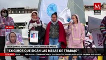 Tras tomar el asta bandera del Zócalo, buscadoras solo aceptarán reunión con Sheinbaum