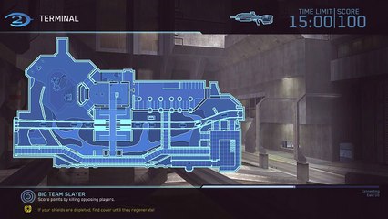 Halo 2 Classic Big Team - Big Team Slayer on Terminal Multiplayer Gameplay