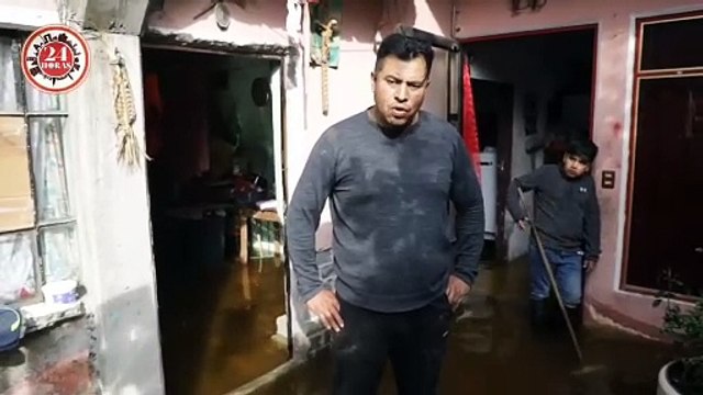 Perdí todos mis muebles : Heriberto Espinosa, afectado por las inundaciones de Chalco