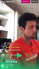 Novak Djokovic s'ambiance sur la Sexion d'Assaut