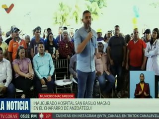 Anzoátegui | Gobierno regional inauguró el Hospital “San Basilio Magno” en el municipio Mc Gregor