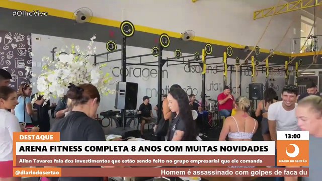 Arena Fitness celebra 8 anos com novos espaços, mais equipamentos e uma semana de eventos Cajazeiras