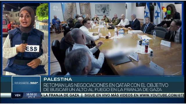 Retoman negociaciones en Qatar en busca de un alto al fuego en Gaza