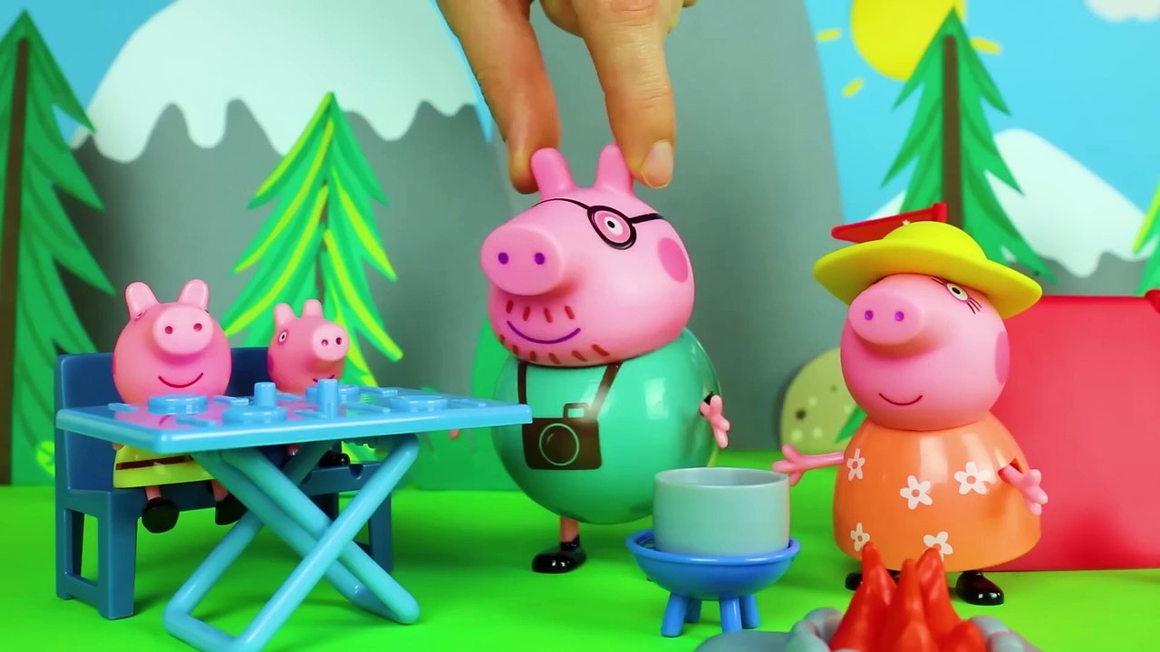 Peppa Pig en Español Juguetes  Aventura al aire libre _ Pepa la cerdita
