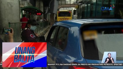 LTO Chief Vigor Mendoza II, dismayado sa nahuling official vehicle ng LTO na dumaan sa EDSA busway | Unang Balita