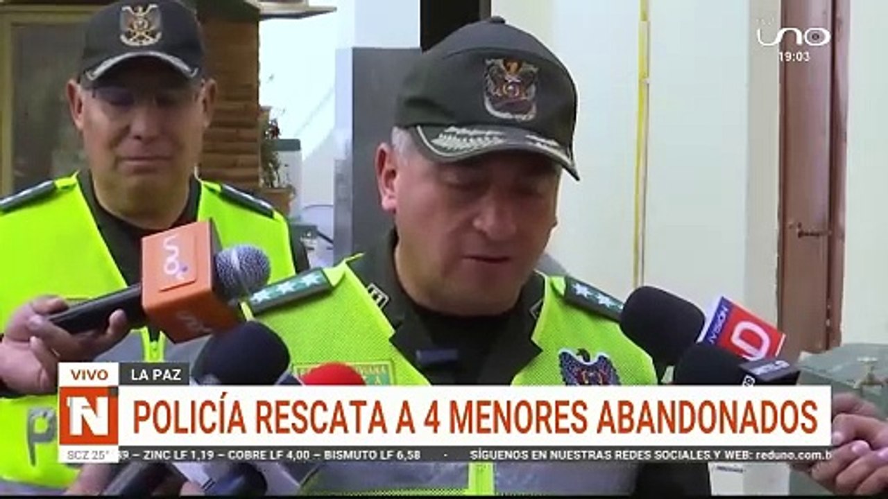 4 menores rescatados