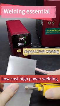 801D spot welder with 71B spot welding pen for butt welding iron block