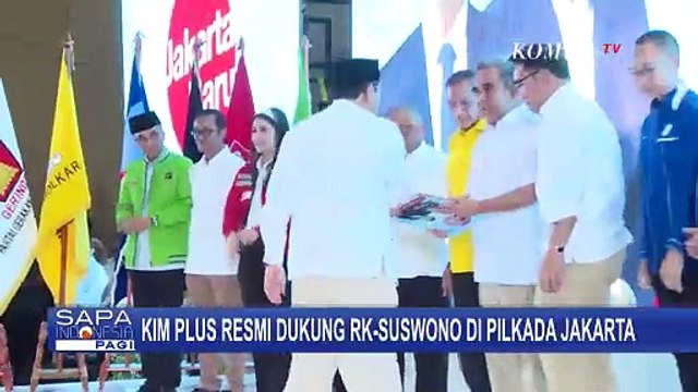 KIM Plus Resmi Dukung Ridwan Kamil-Suswono di Pilkada Jakarta 2024