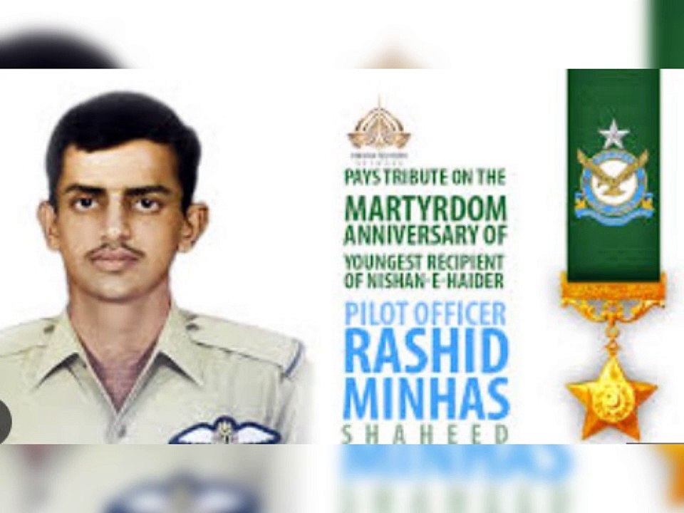Rashid Minhas Shaheed Youngest Receptionist of Nishan e Haider - 20 August 24