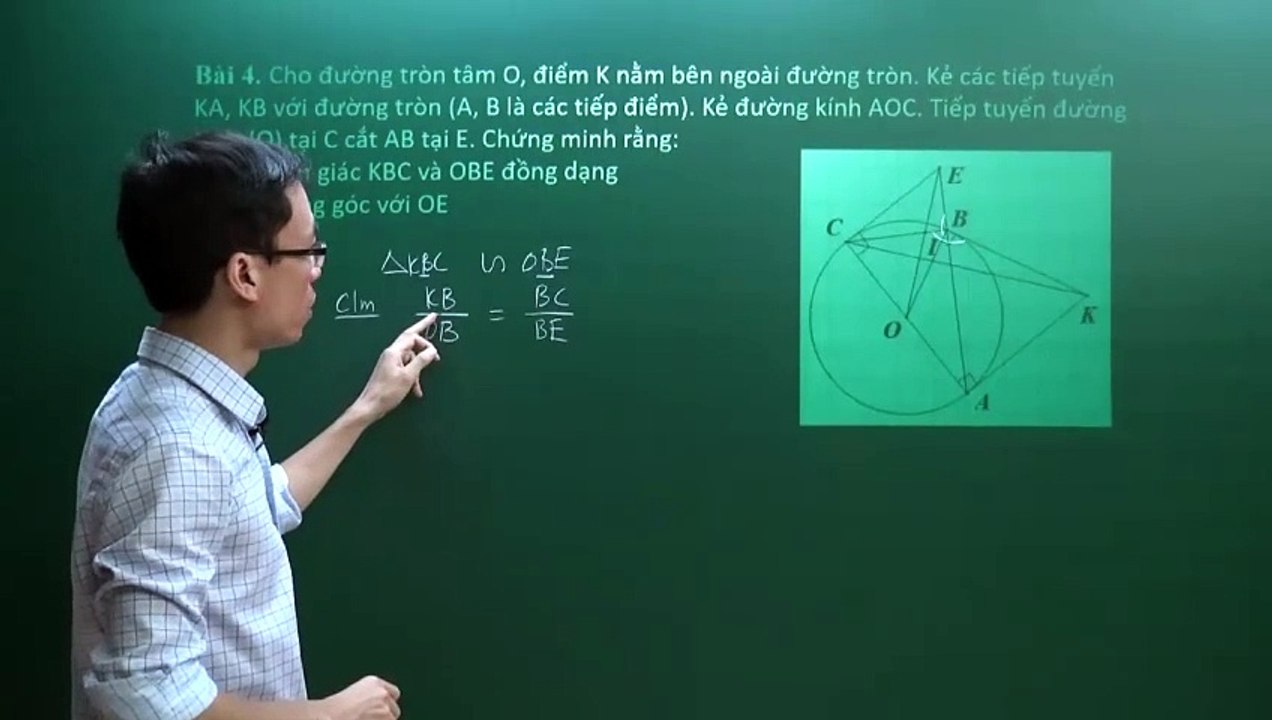 21. Bài 05. Tính chất hai tiếp tuyến cắt nhau. (Luyện thi vào 10 Chuyên Toán CT1 ) - HOCMAI 2024-05-19 16_26
