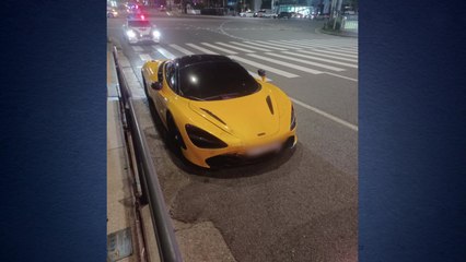 술 취해 슈퍼카 몰다 오토바이 추돌...마약 정밀검사 / YTN