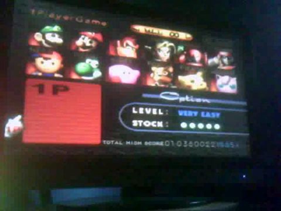 Super Smash Bros. - 1P Game with Donkey Kong