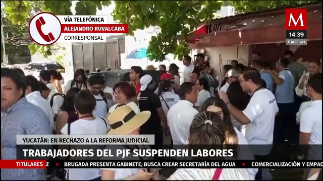 Dudas y desacuerdos con la reforma judicial desatan paro de labores en el PJ de Yucatán