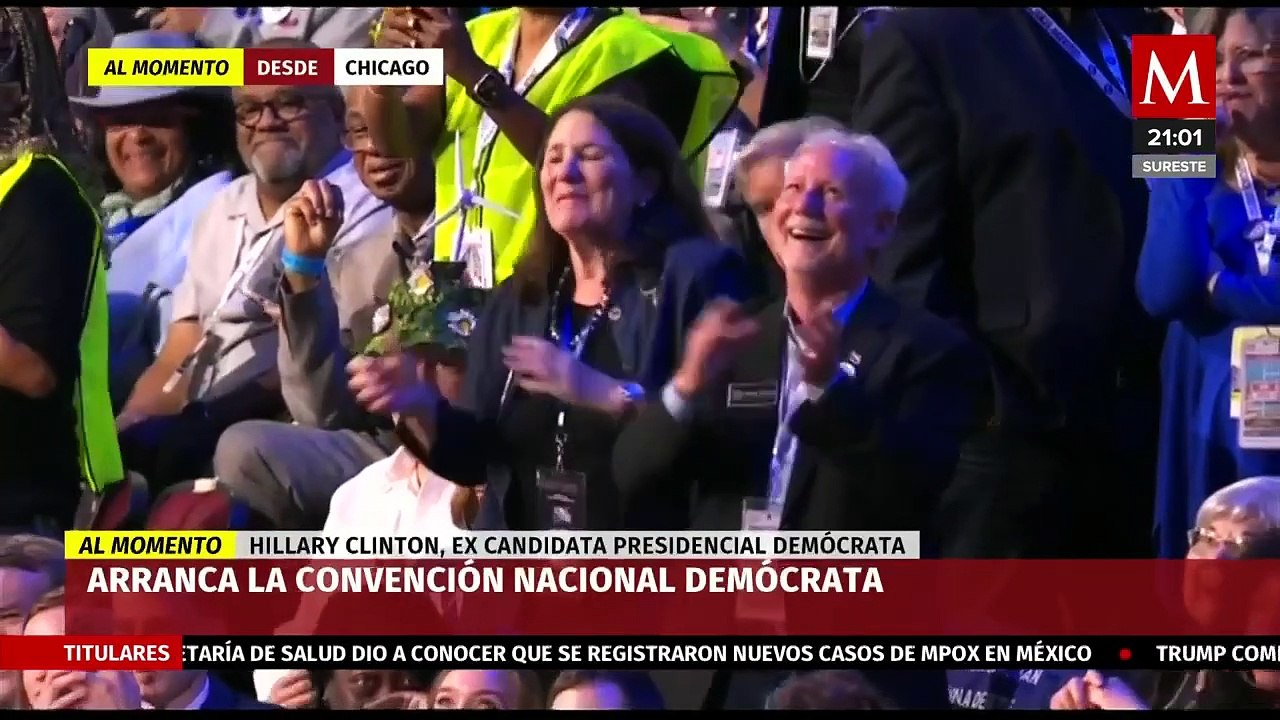 Hillary Clinton da discurso en la Convención Nacional Demócrata