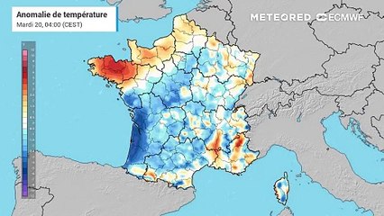 Nouvelle baisse des températures en France !