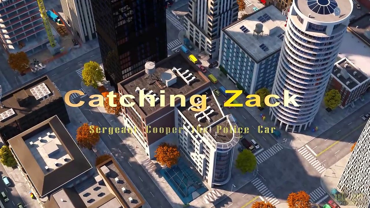 Catching Zack the Race Car - Sergeant Cooper the Police Car, For Children (PART 3)