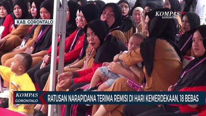 Télécharger la video: Ratusan Narapidana di Gorontalo Terima Remisi Dihari Kemerdekaan, 18 Diantaranya Bebas