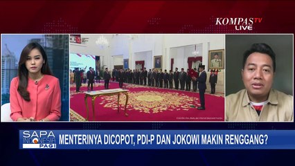Menterinya Dicopot, PDIP dan Jokowi Makin Renggang? Begini Kata Pengamat