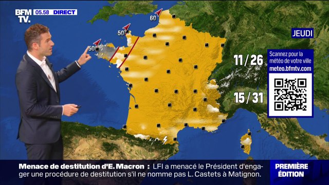 De la pluie attendue dans le Nord-Ouest ce mardi, du soleil sur le reste du pays